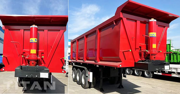 50 Ton Tri Axle Semi Tipper Trailer will be sent to Tanzania Dar Es Salaam